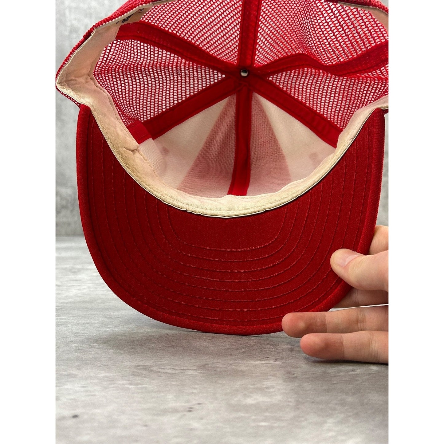 Vintage 90s Birmingham Stallions USFL Lucky Stripes Trucker Snapback Hat OSFA