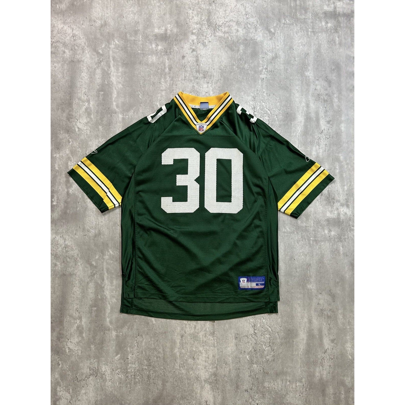 Vintage Ahman Green #20 Green Bay Packers NFL Reebok Jersey Size Large