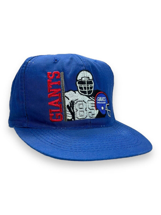 Vintage New York Giants NFL Embroidered Player Helmet Snapback Hat OSFA Blue