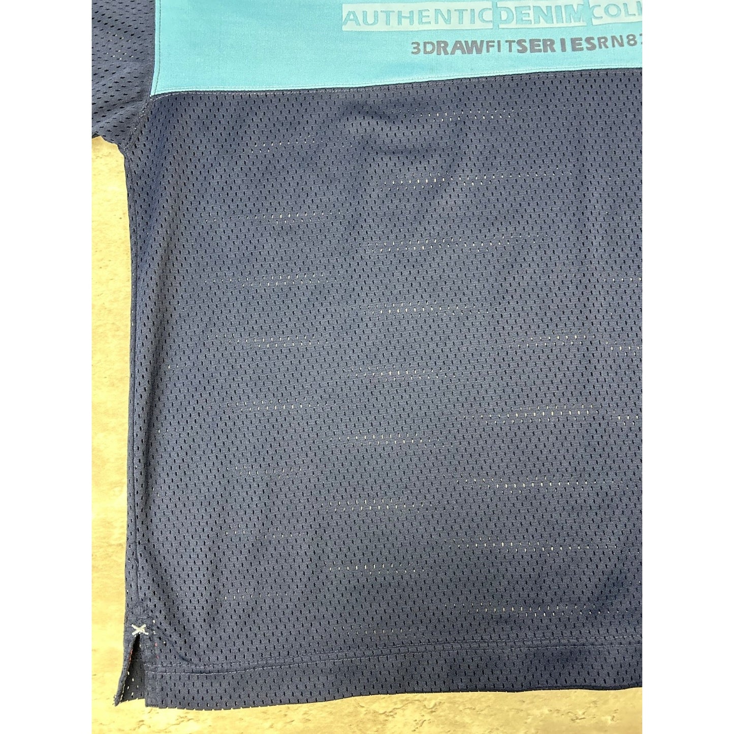 Vintage Y2K Southpole Two Tone Spellout Football Jersey Size XL Blue