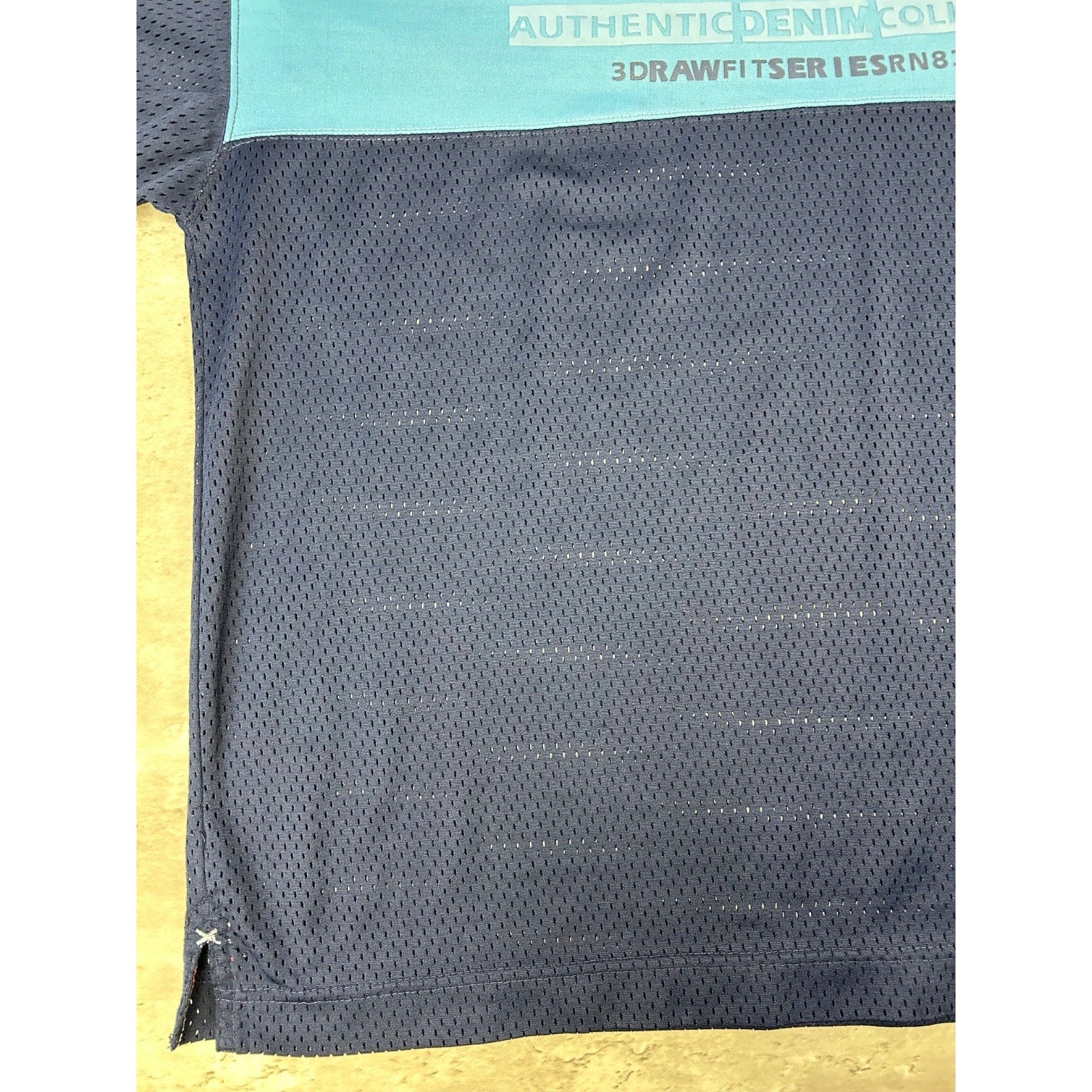 Vintage Y2K Southpole Two Tone Spellout Football Jersey Size XL Blue