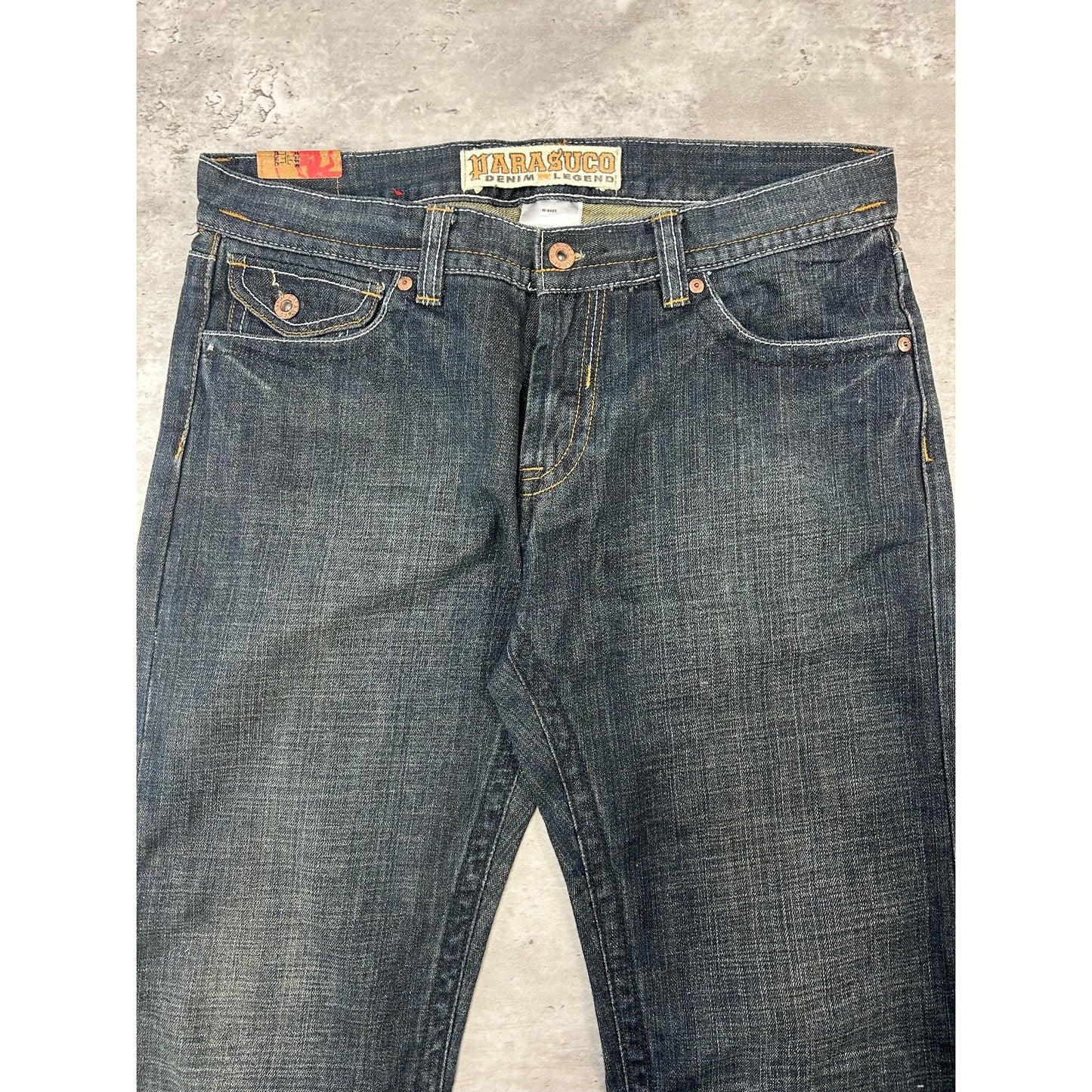 Vintage Y2K Parasuco Dark Wash Denim Straight Fit Pants Size 34