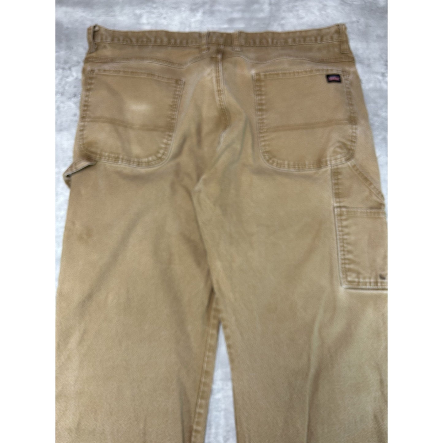 Dickies Canvas Workwear Carpenter Pants Size 40 Beige