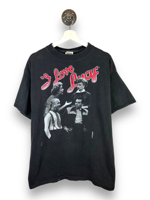 Vintage 1993 I Love Lucy Cast Member Group Photo TV Promo T-Shirt Size XL 90s