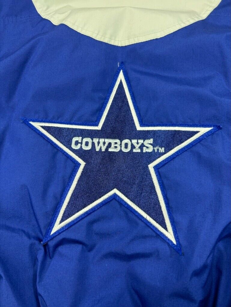 Vintage 90s Dallas Cowboys NFL Embroidered Insulated Full Zip Jacket Size XL