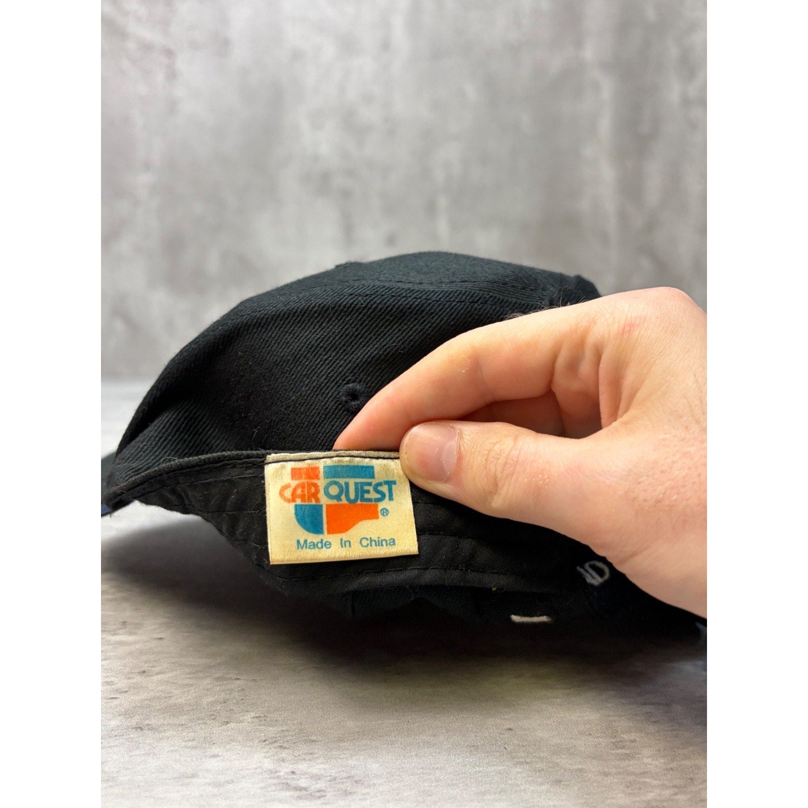 Vintage Carquest Auto Parts Embroidered Logo Strapback Hat OSFA