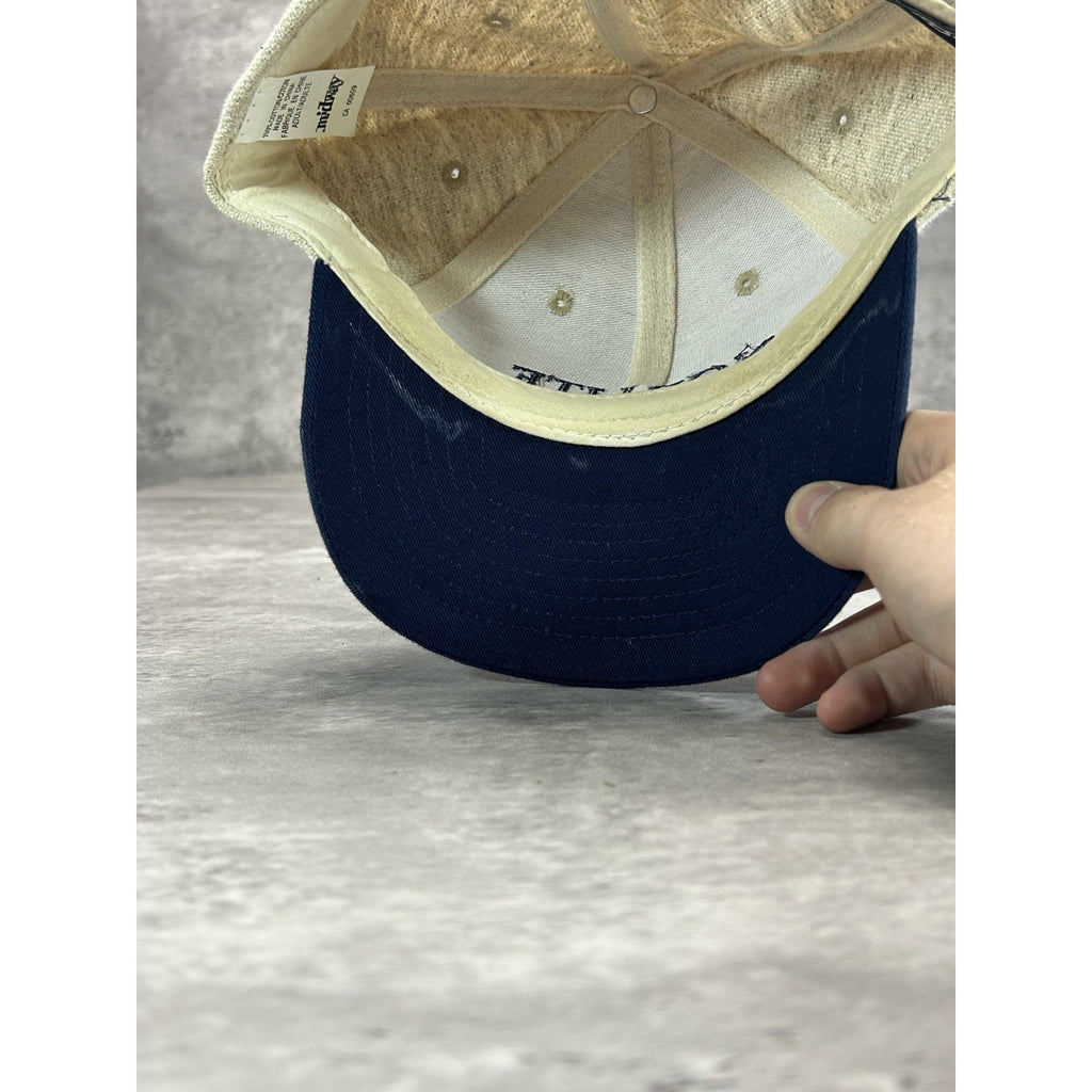 Vintage Norlite Embroidered Spellout Two Tone Strapback Hat OSFA