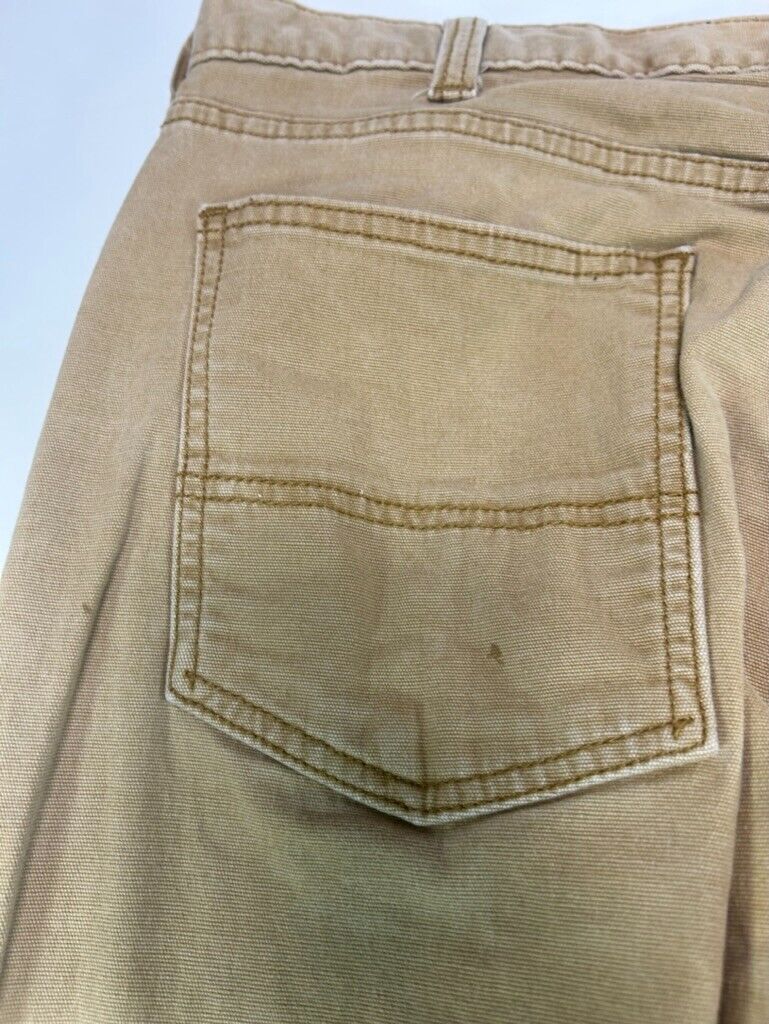 Carhartt Canvas Workwear Five Pocket Pants Size 36 Beige