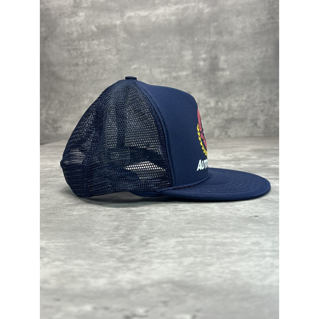 Vintage 1996 87th Anniversary Auto Tire And Parts Trucker Snapback Hat OSFA