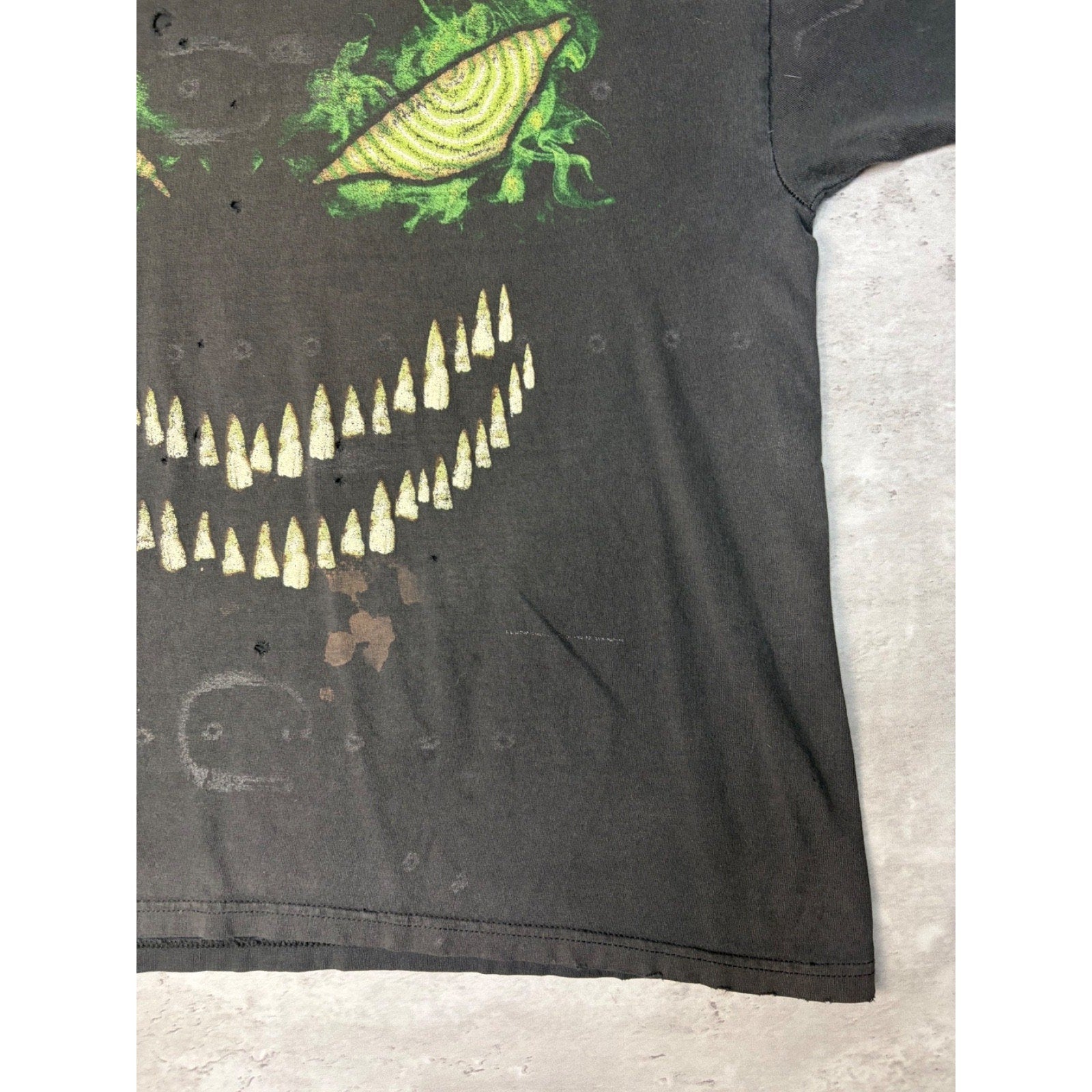 Vintage Disturbed Aslyum Heavy Metal Music Black Band T-Shirt Size XL