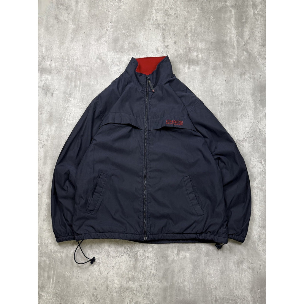 Vintage Chaps Ralph Lauren Embroidered Logo Fleece Lined Jacket Size XL