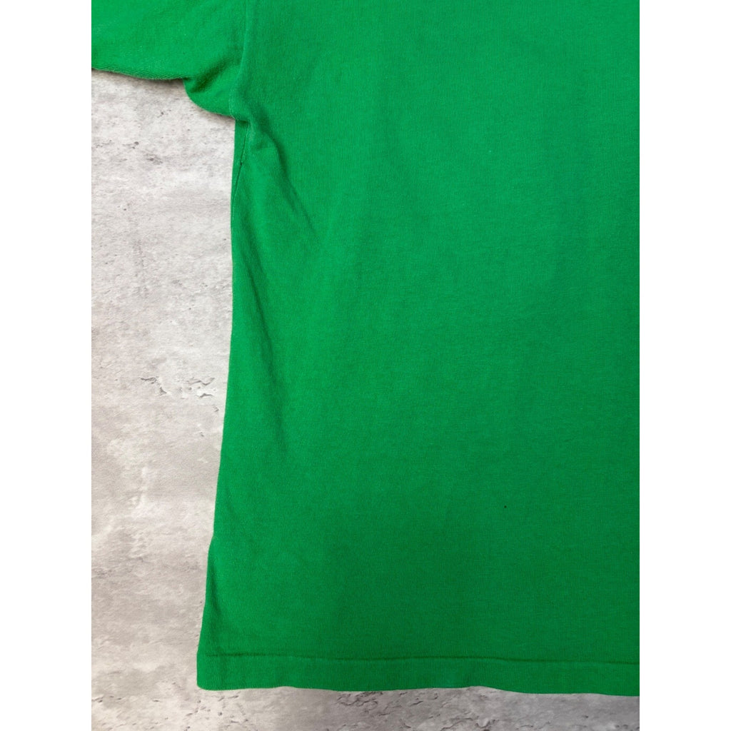 Vintage 90s Boston Celtics NBA Spellout Logo Graphic T-Shirt Size Small YOUTH