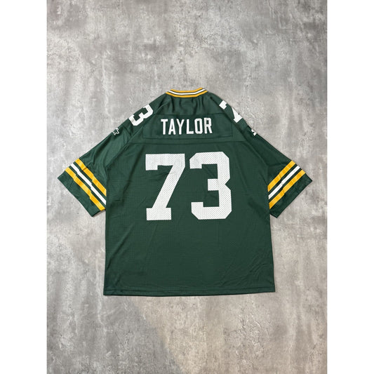 Vintage 1995 Aaron Taylor #73 Green Bay Packers NFL Starter Jersey Size XL