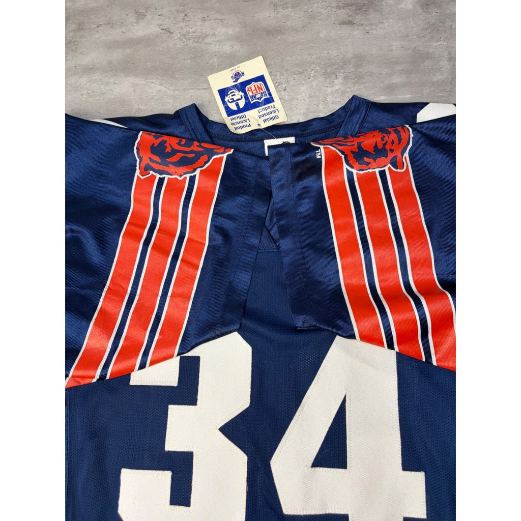 Vintage 80s/90s Walter Payton #34 Chicago Bears NFL Football Jersey Size Large
