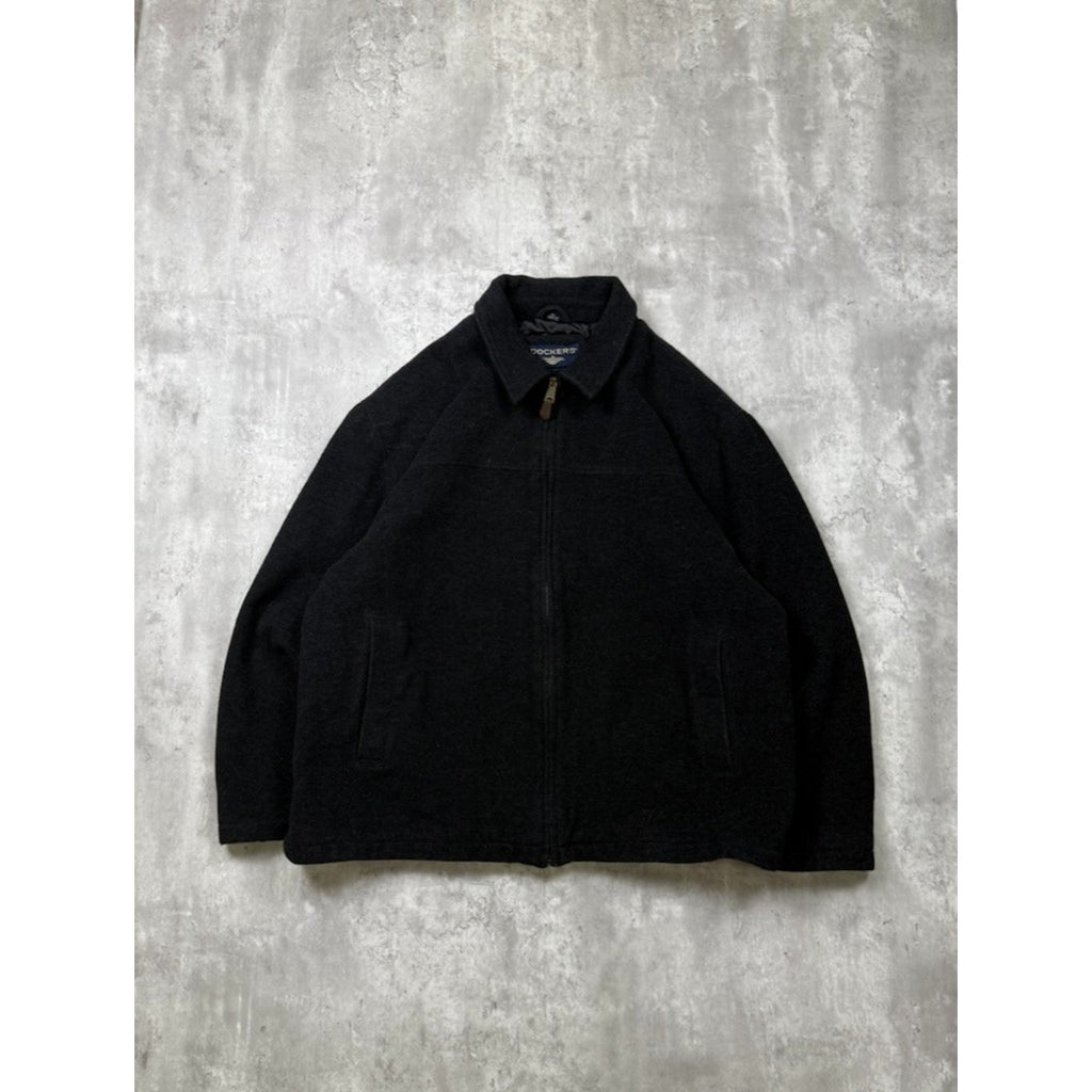 Vintage Dockers Quilted Lined Bomber Jacket Size XL