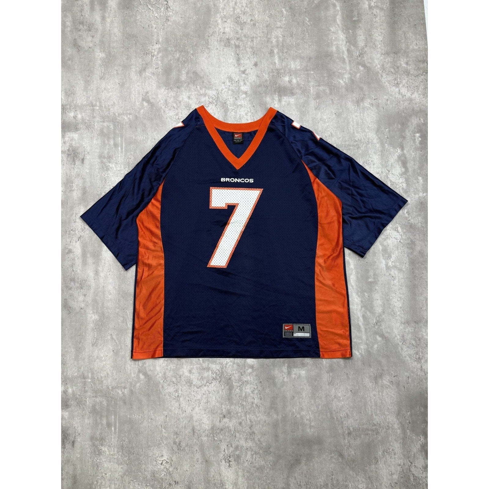 Vintage John Elway #7 Denver Broncos NFL Nike Football Jersey Size Medium