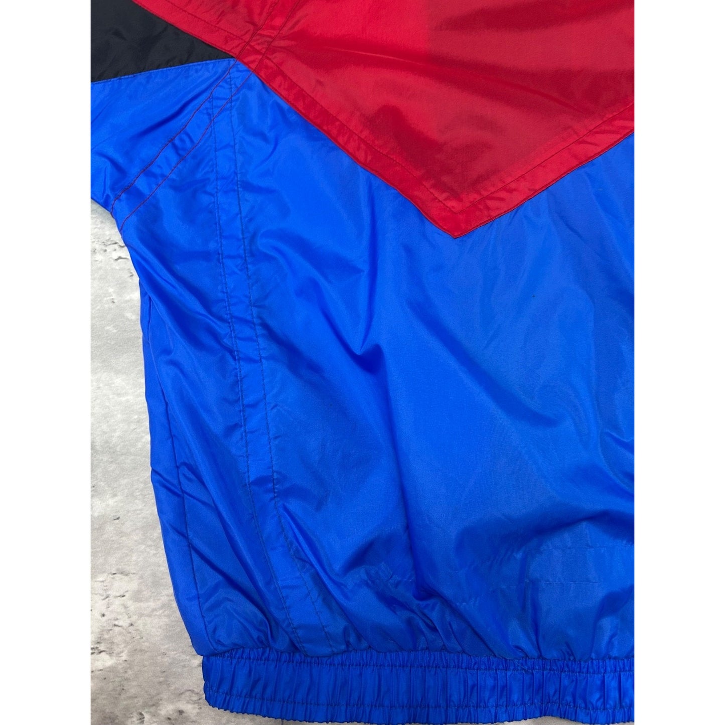 Vintage 80s/90s Youth Nike Embroidered Logo Full Zip Windbreaker Jacket Size XL