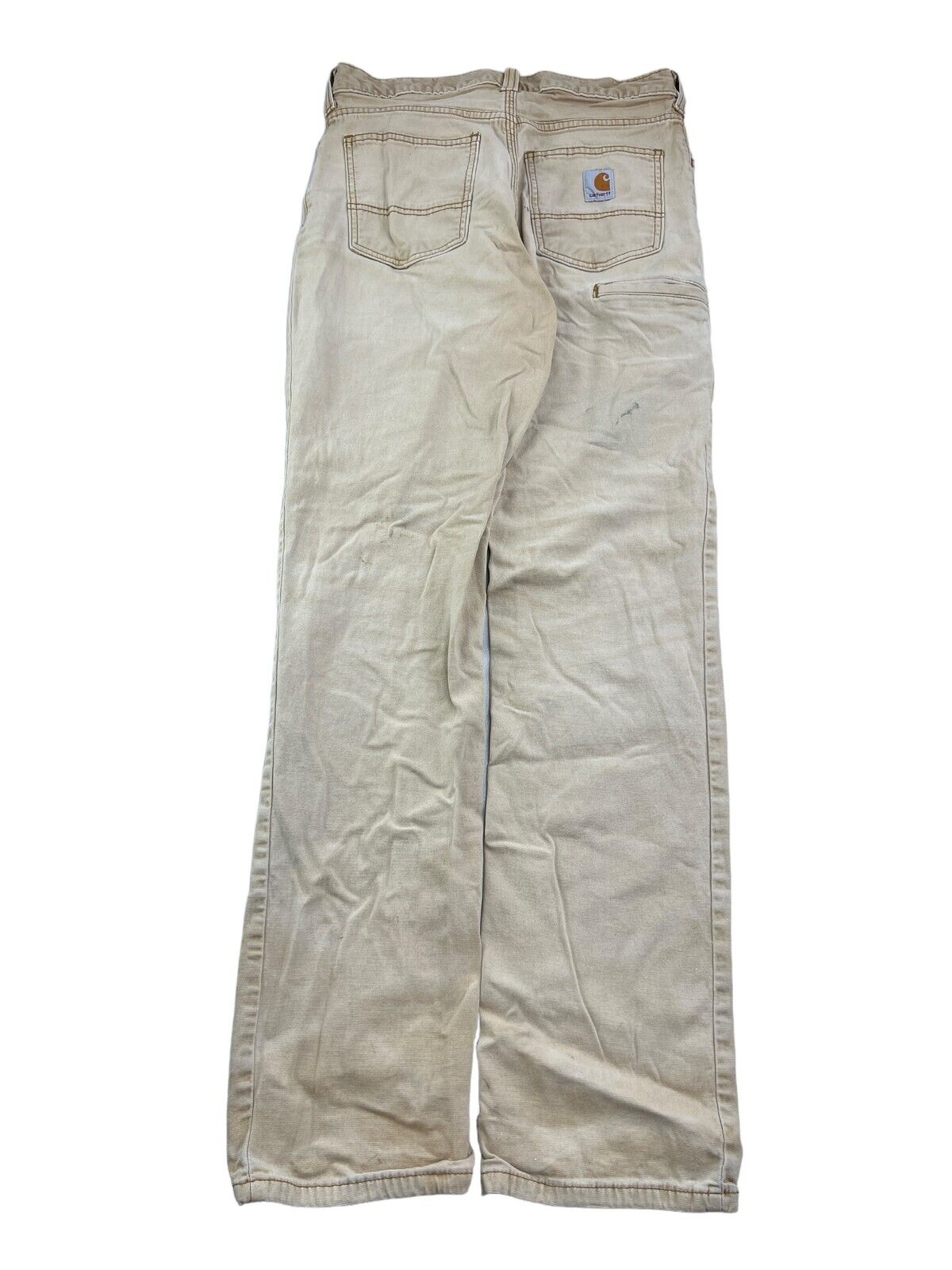 Carhartt Relaxed Fit Canvas Workwear Five Pocket Pants Size 31 Beige