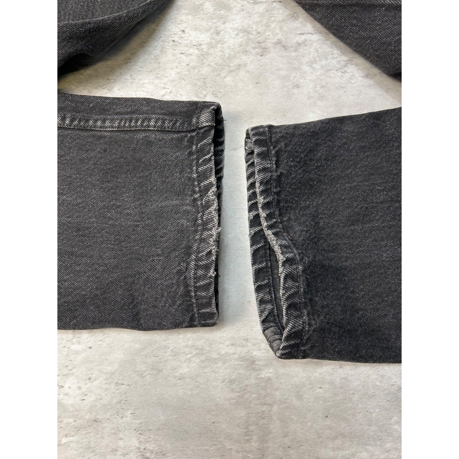 Vintage 90s Levis 505 Red Tab Black Denim Pants Size 28