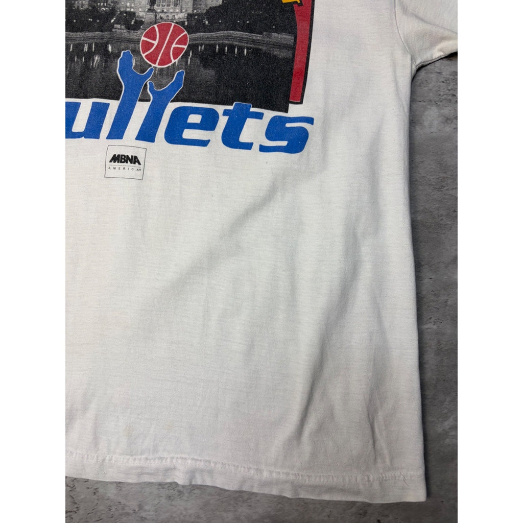 Vintage Washington Bullets NBa Spellout Basketball Graphic T-Shirt Size XL