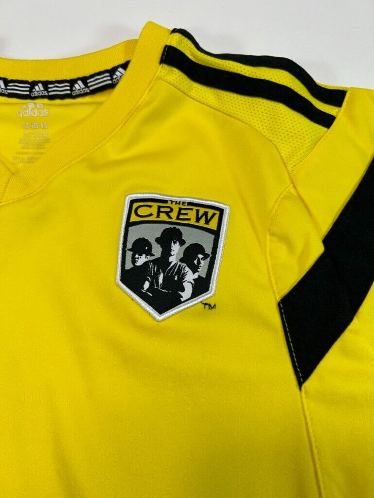 Columbus Crew MLS Adidas Nylon Soccer Jersey Size XL Yellow