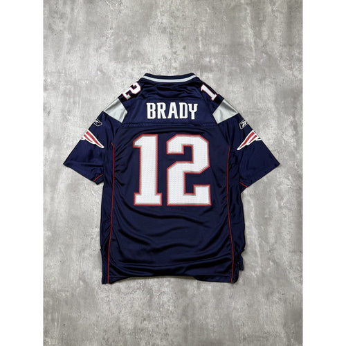 Vintage #12 Tom Brady New England Patriots NFL Reebok Football Jersey Sz Medium