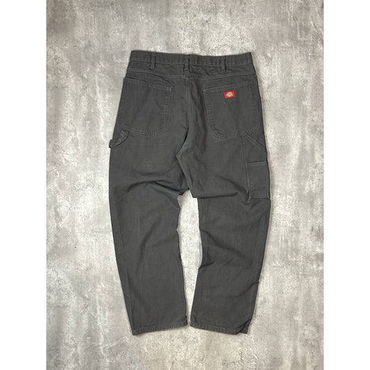 Vintage Dickies Canvas Workwear Carpenter Pants Size 36 Gray