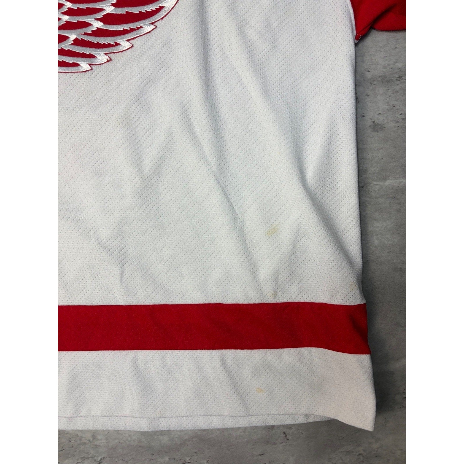 Vintage Nicklas Lidstrom #5 Detroit Red Wings NHL Stitched Hockey Jersey Sz 2XL
