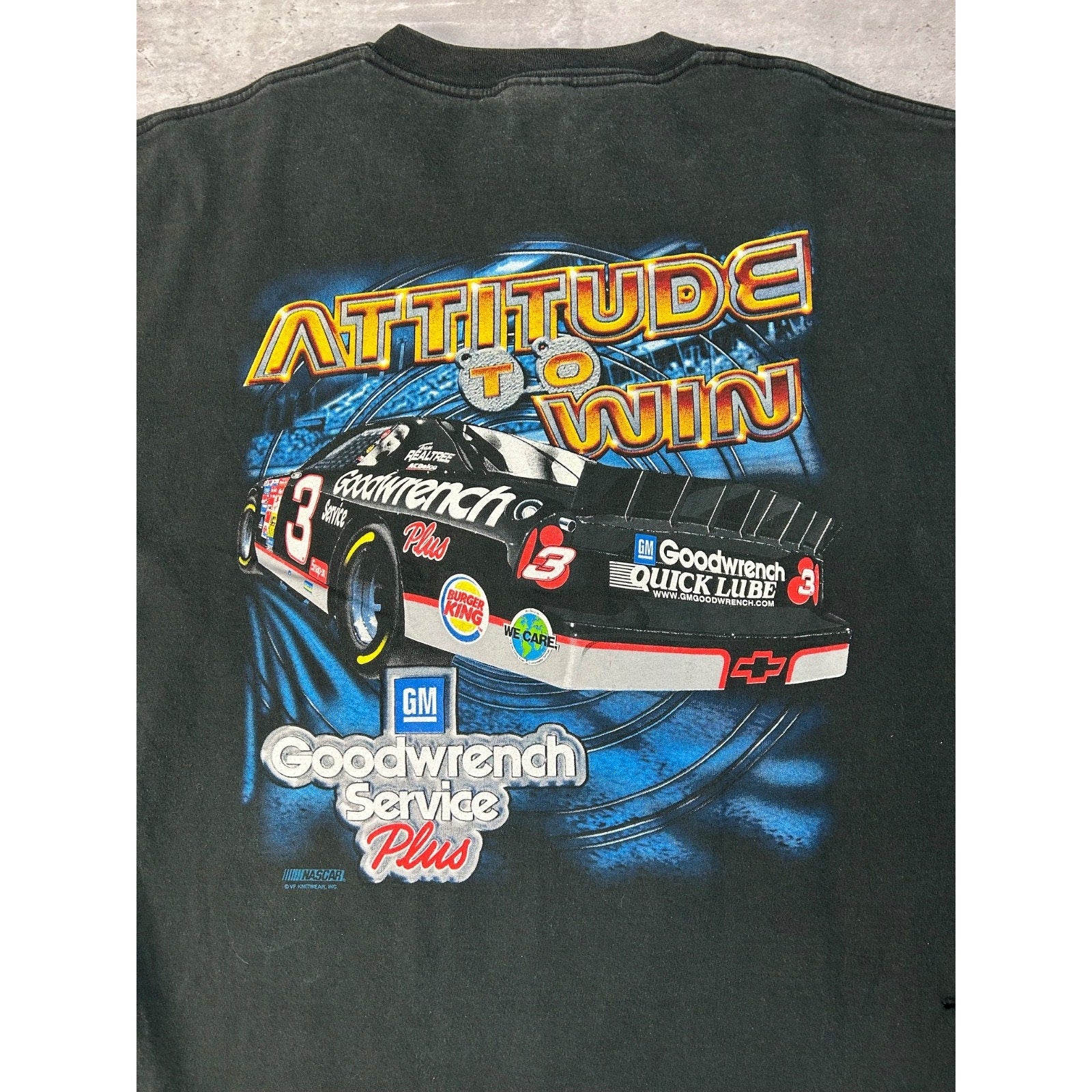 Vintage Dale Earnhardt #3 Nascar Racing Graphic T-Shirt Size 2XL