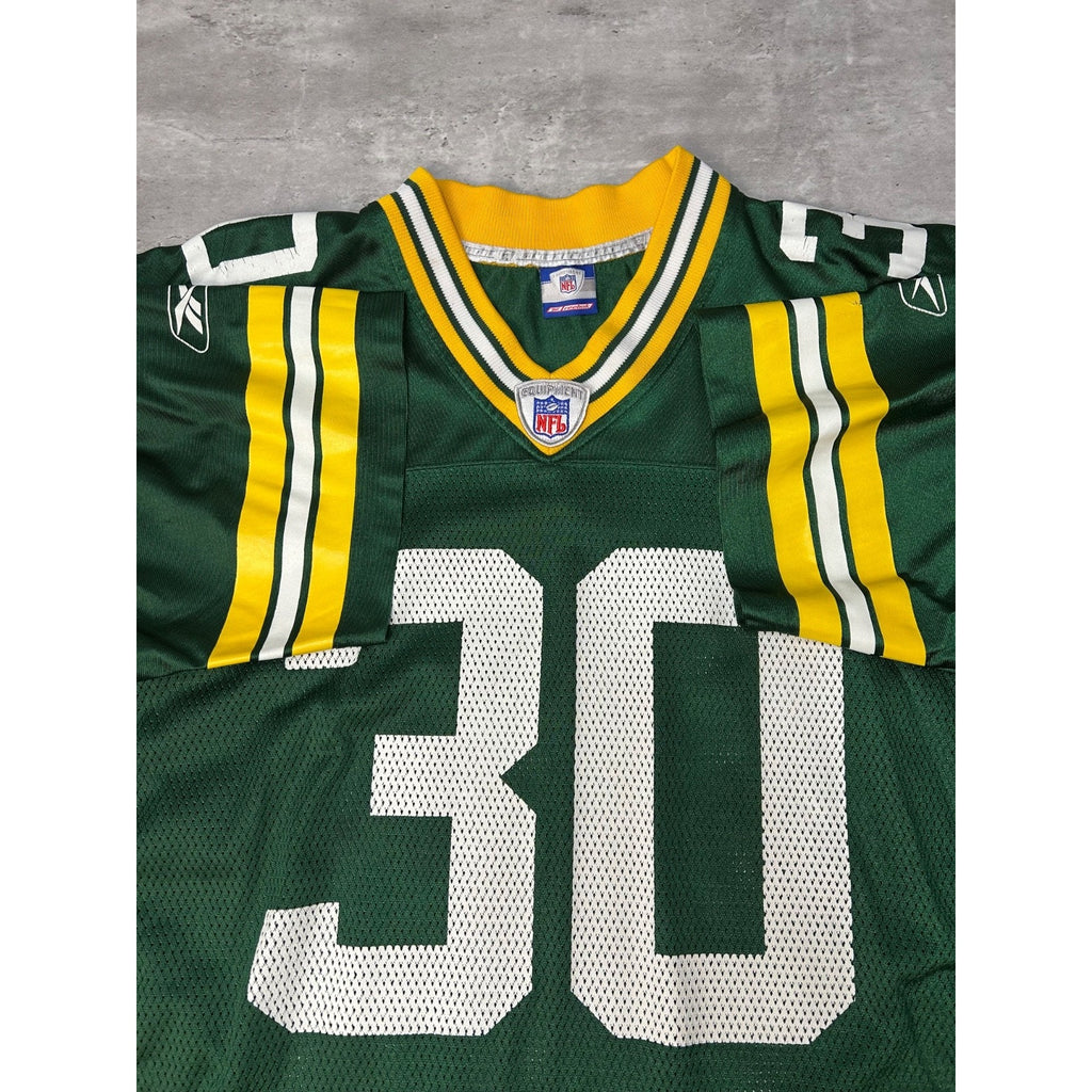 Vintage Ahman Green #20 Green Bay Packers NFL Reebok Jersey Size Large