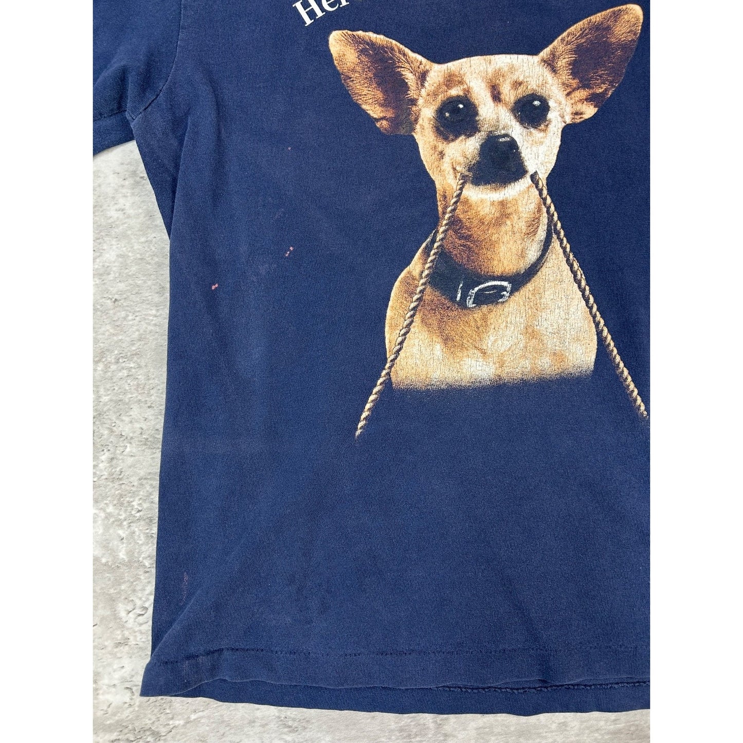 Vintage 90s Taco Bell Here Lizard Lizard Chihuahua Graphic T-Shirt Size L YOUTH