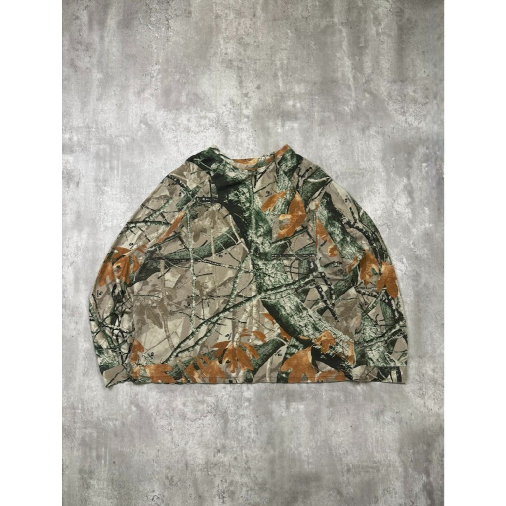 Vintage Outfitters Ridge 3D Fusion Hunting Camo Long Sleeve T-Shirt Size 2XL