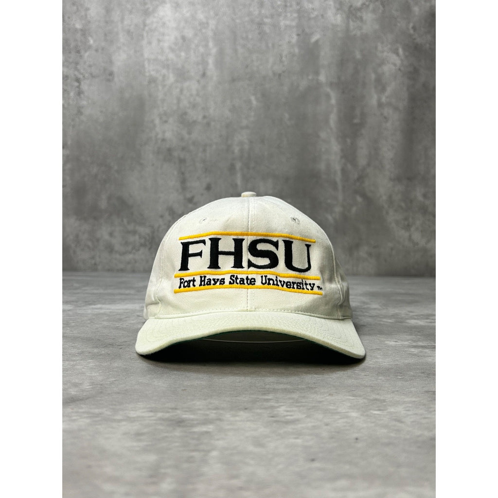 VTG 90s Fort Hays State University NCAA Embroidered Spellout Snapback Hat OSFA
