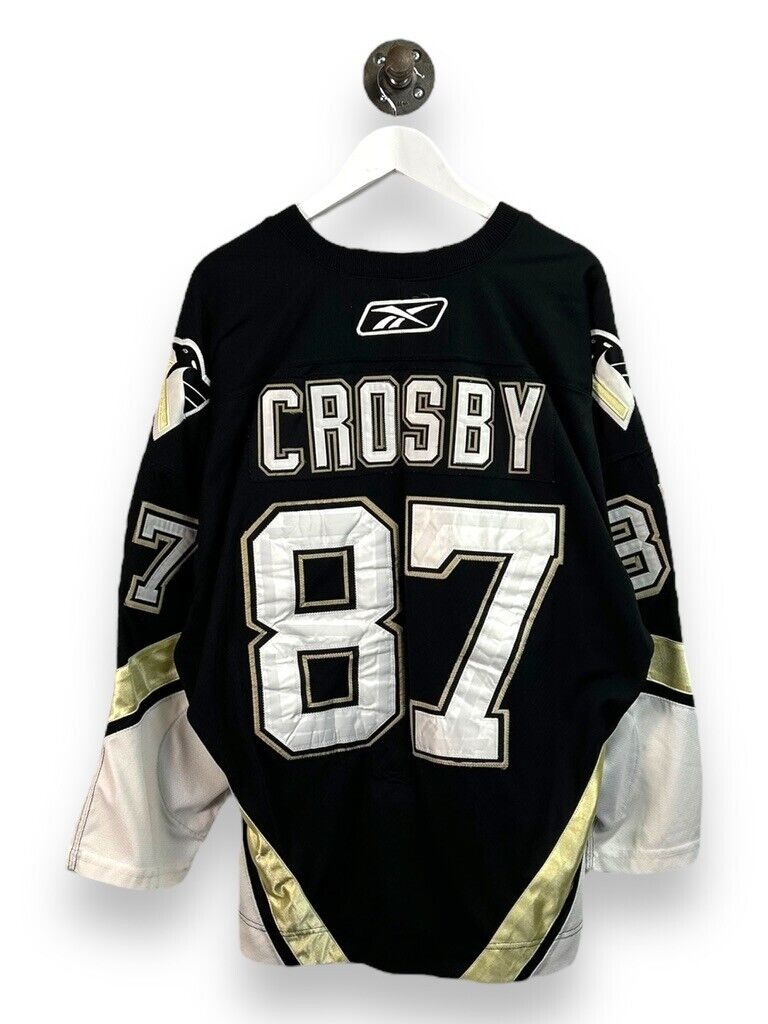 Vintage Sydney Crosby #87 Pittsburgh Penguins Authentic Hockey Jersey Size XL 50