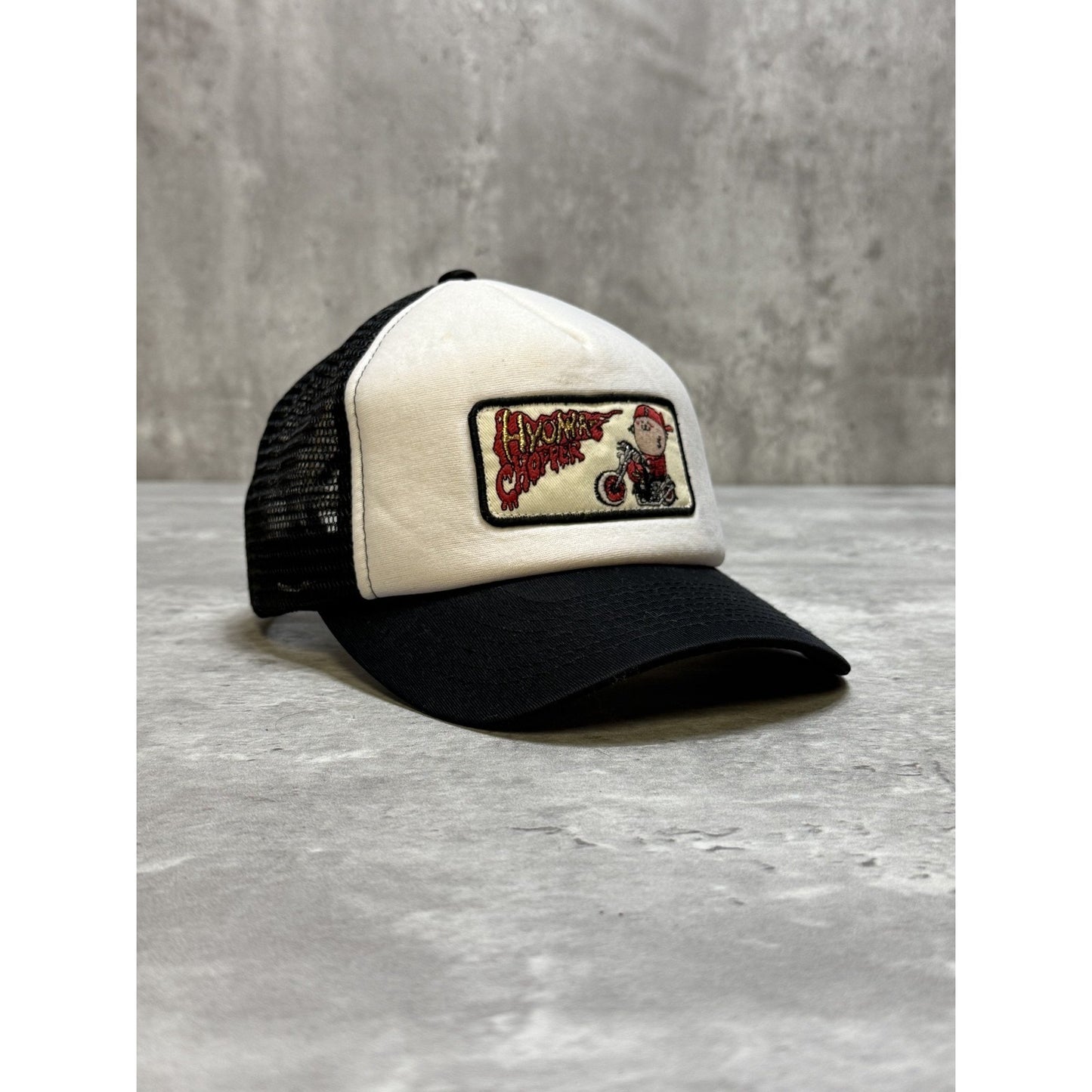 Vintage Hyoma Choppers Embroidered Patch Trucker Snapback Hat OSFA