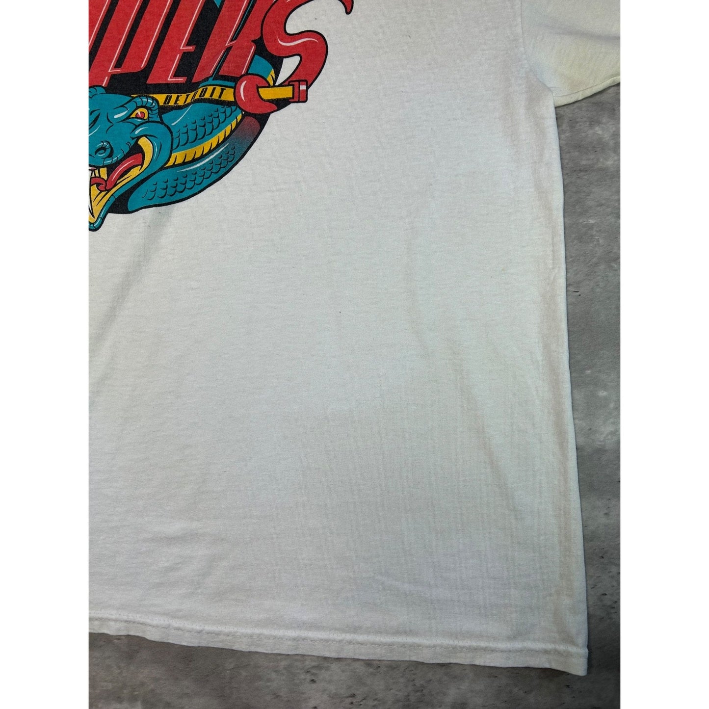 Vintage Detroit Vipers IHL Spellout Logo Hockey Graphic T-Shirt Size XL