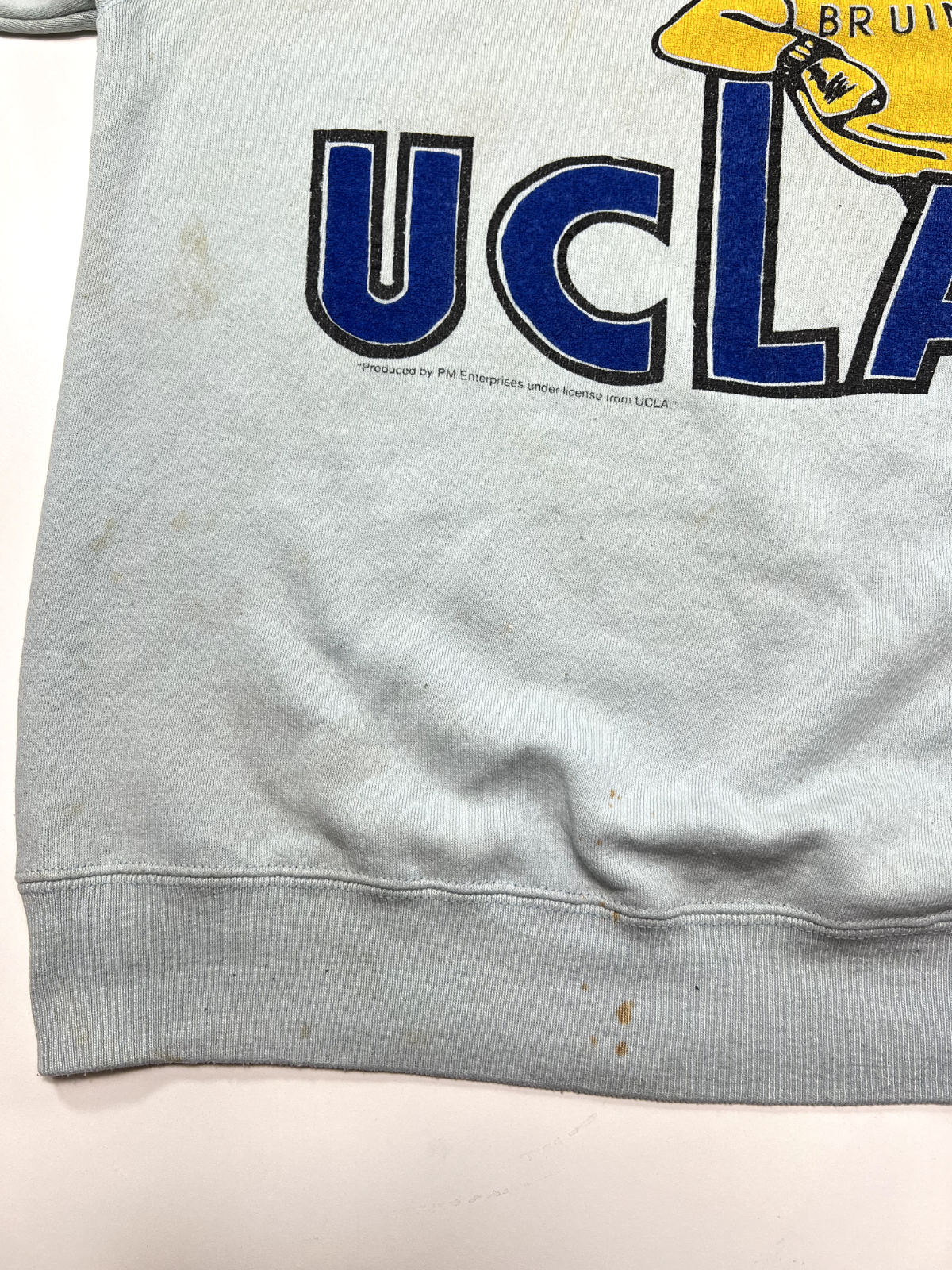 Vintage 80s/90s UCLA Bruins Collegiate Crest Front & Back Sweatshirt Size Large