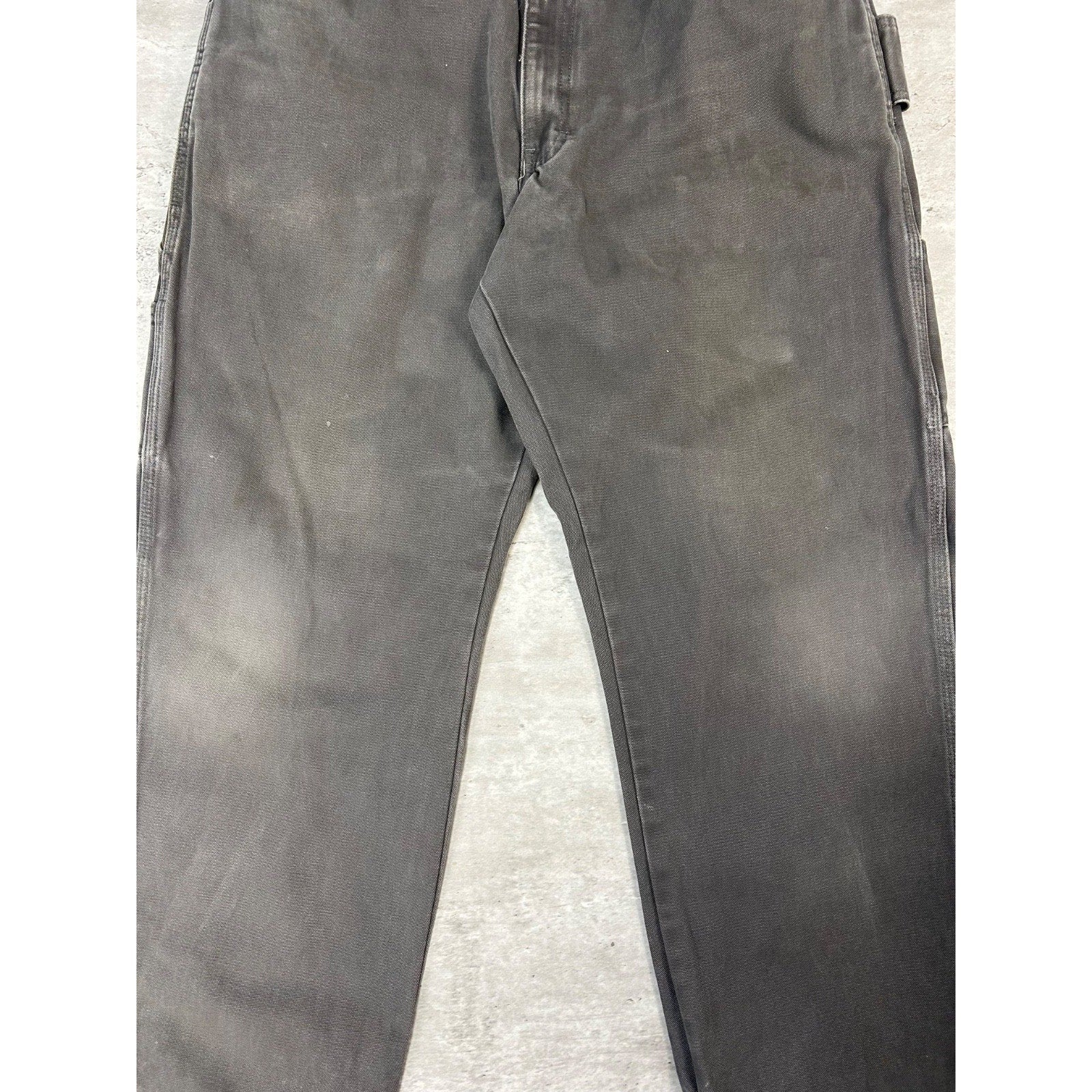 Dickies Canvas Workwear Carpenter Pants Size 39 Gray