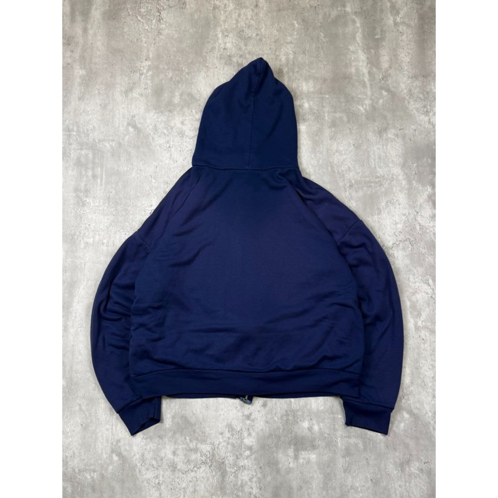 Vintage 90s Southwest Thermal Lined Full Zip Hooded Sweatshirt Size Large