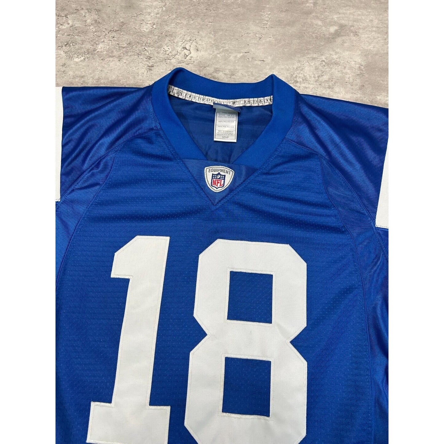 Peyton Manning #18 Indianapolis Colts NFL Reebok Football Jersey Size Small