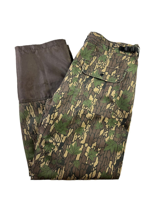 Vintage 90s Winchester Treebark Camo Double Knee Hunting Style Pants Size 36W L