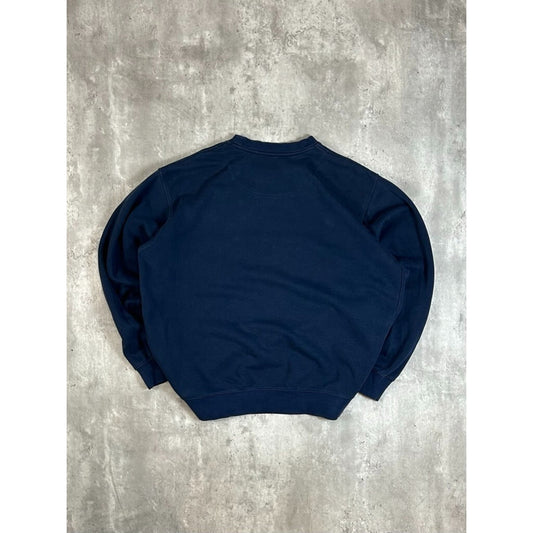 Vintage 2000s Nike Embroidered Swoosh Pullover Crewneck Sweatshirt Size Medium