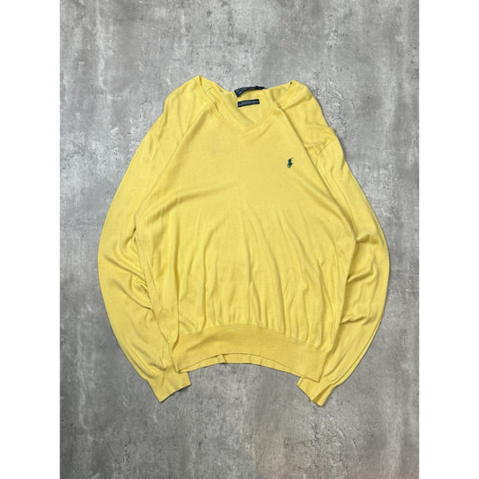 Vintage Polo Ralph Lauren Embroidered Pony Lightweight Sweater Size XL