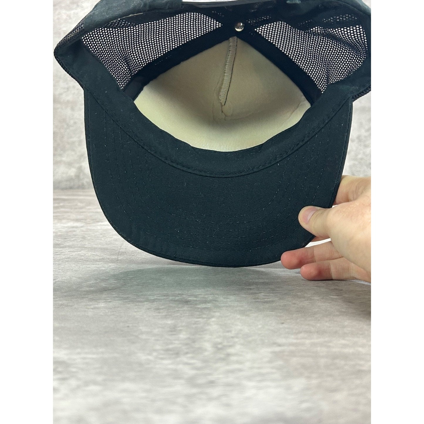 Vintage 80s/90s Chicago Spellout Rock Music Trucker Snapback Hat OSFA