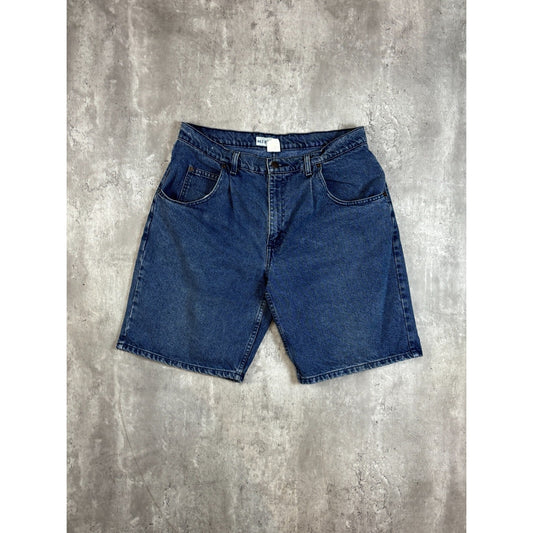 Vintage Merona Dark Wash Denim Shorts Size 35 Blue