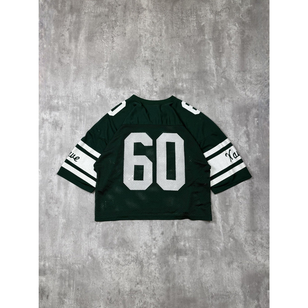 Vintage 80s/90s Tulane Wave #60 NCAA Loose Mesh Warm Up Football Jersey Size XL