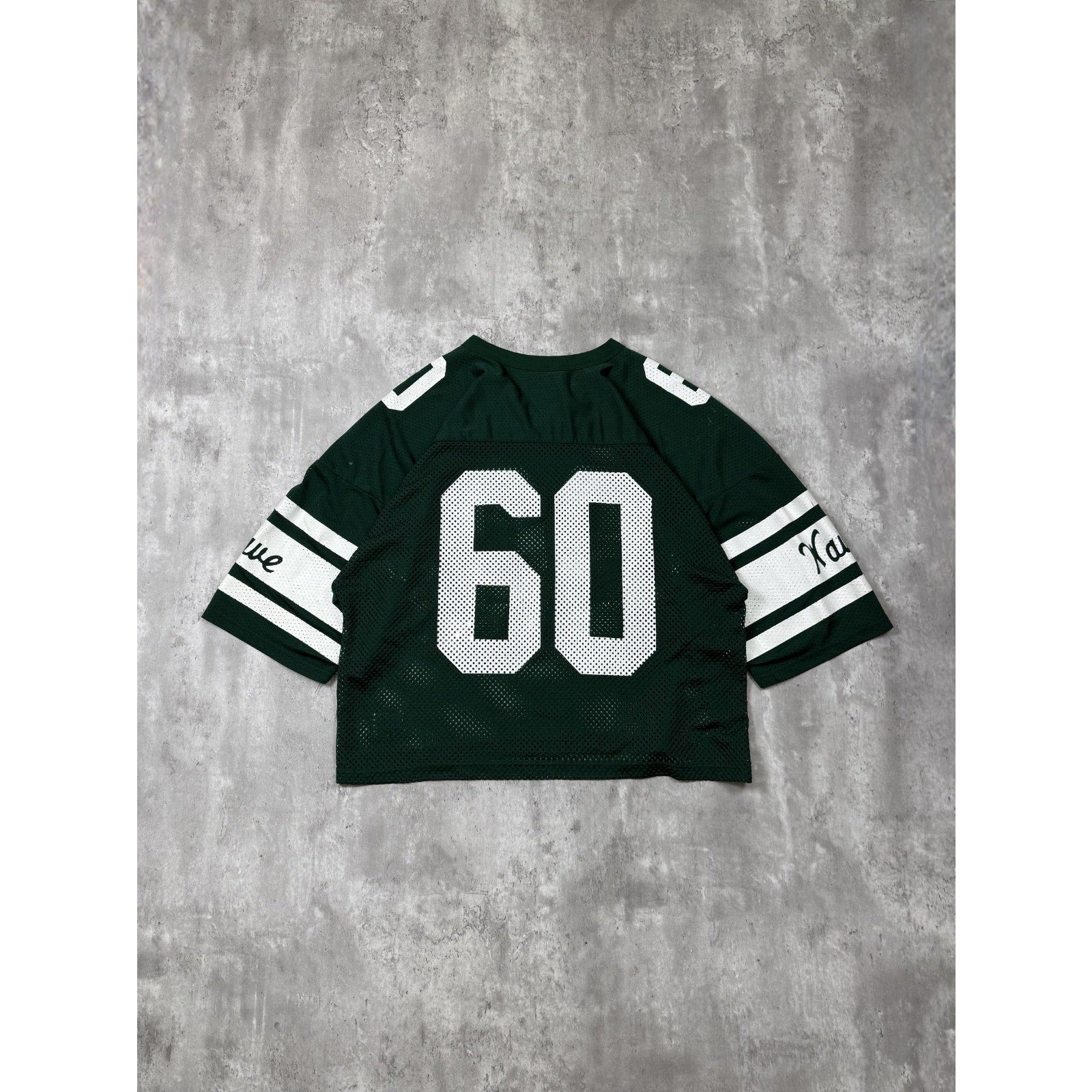 Vintage 80s/90s Tulane Wave #60 NCAA Loose Mesh Warm Up Football Jersey Size XL