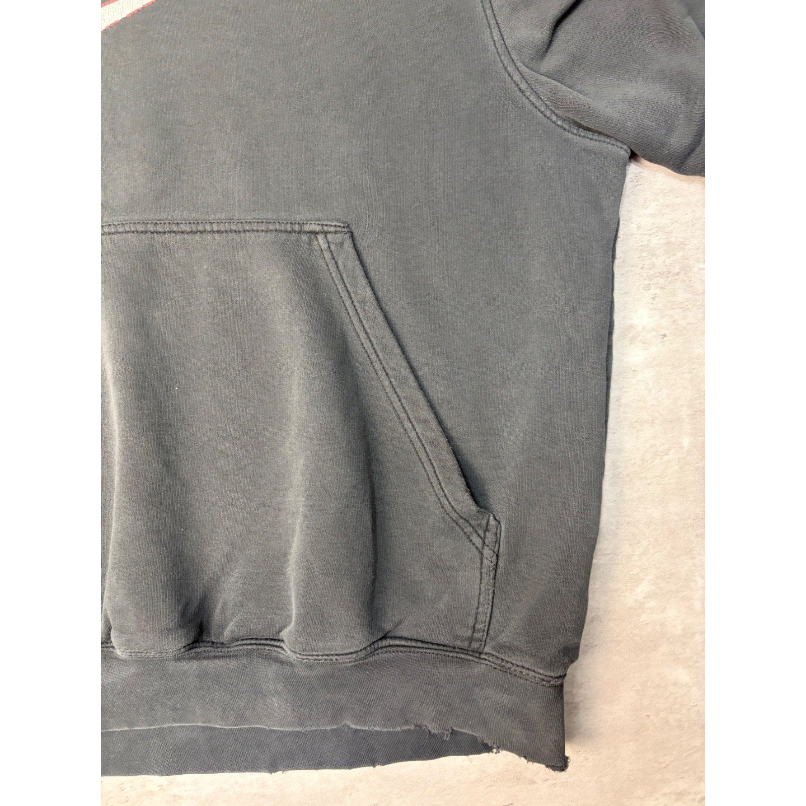 Vintage 2000s Nike Big Swoosh Graphic Hooded Sweatshirt Size Medium