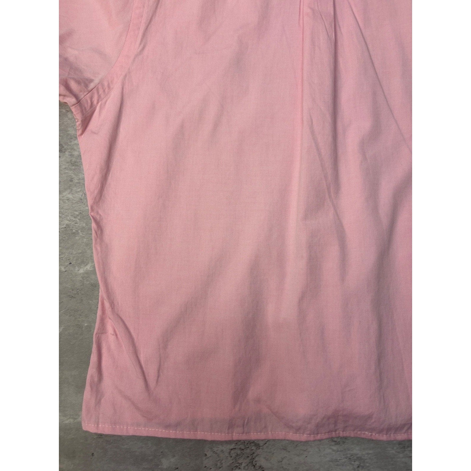 Vintage Polo Ralph Lauren Embroidered Pony Cropped Button Up Shirt Size Large