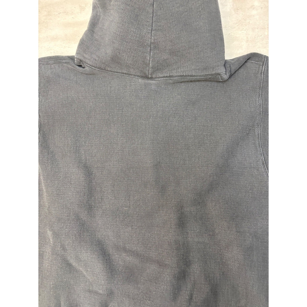 Vintage 90s Camber Black Hooded Pullover Sweatshirt Size 2XL